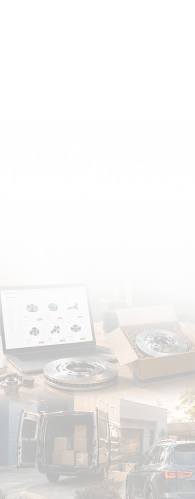 Ordering automotive parts online, packing, and delivery to a driveway